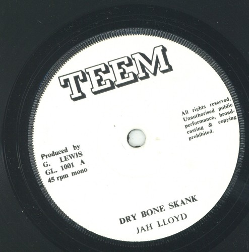 Dry bone skank jah - ", lloyd